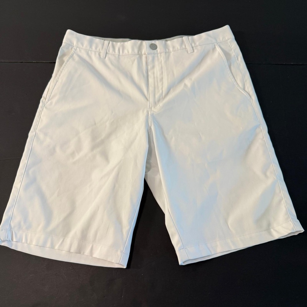 Puma Golf White Men’s Flat Front Shorts